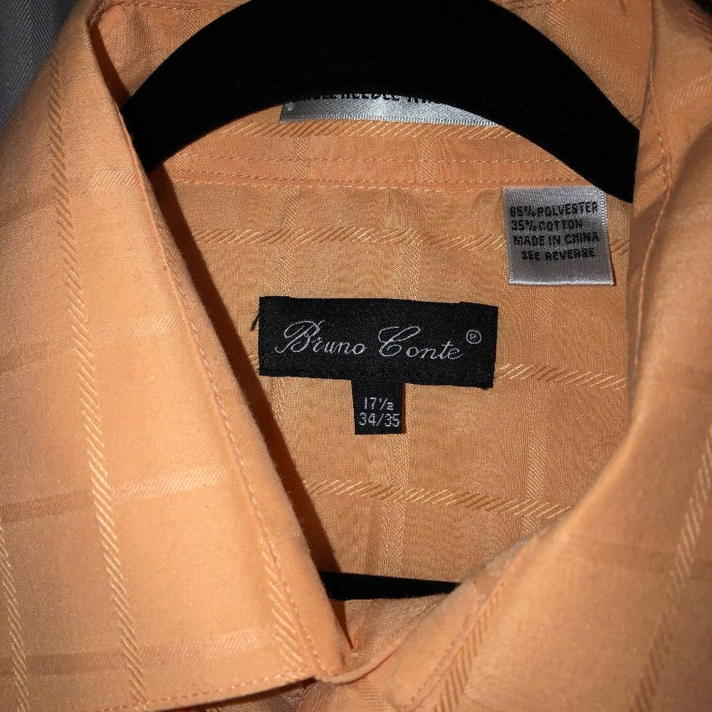 Men’s Bruno Conte dress shirt with tie